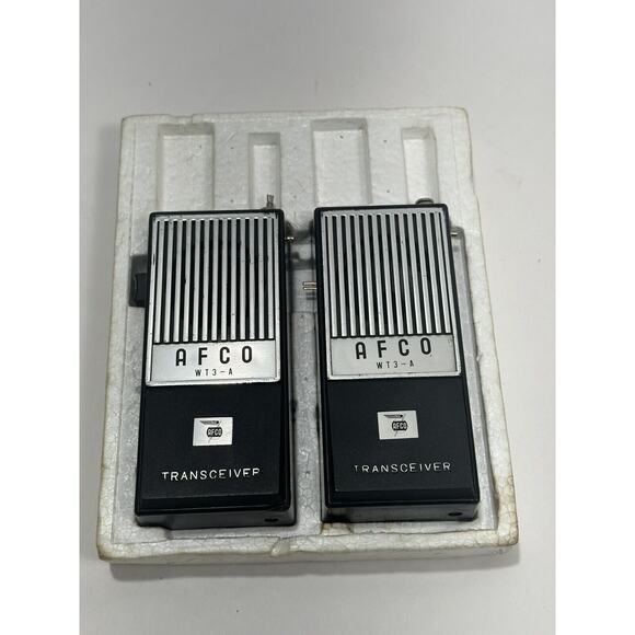 Vintage Afco Electronics WT3-A Transceiver Set Of 2 Pair WT3 A AFCO